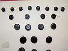 Antique Early Misc Black Buttons Lot of 43 Old Buttons Look