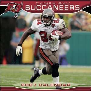 Tampa Bay Buccaneers 2007 NFL 12x12 Wall Calendar  Sports 