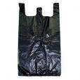 600ct Large Plain Black T Shirt Merchandise Plastic Bag 11.5x6.25x21 