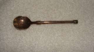 Silver Plated Spoon E.P. Zinc Italy 4 1/2 Inches Long  