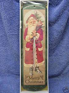 Merry Christmas Advertising Thermometer RUSTIC DECOR  