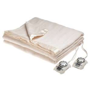   Rest Luxury Queen Warming Blanket, Ecru/Natural: Home & Kitchen