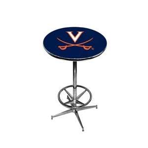 Virginia Cavaliers Pub Table w/ Foot Ring Base  Kitchen 