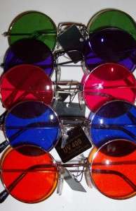   STYLE ROUND LENS 5 COLORS GLASSES SHADES COOL LOOK FREE SHIP  
