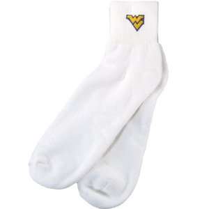   Virginia Mountaineers White (911) 10 13 Ankle Socks