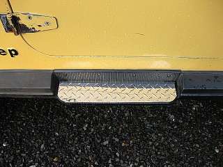 87 95 Jeep Wrangler diamond plate Step Covers AWESOME  