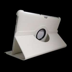   PU Leather Cover Case Stand Samsung Galaxy Tab 10.1 P7500 P7510 WHITE