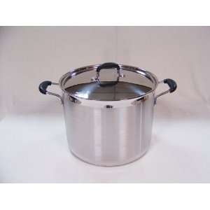  Stainless Steel 24 Quart Stock Pot with Steel Lid: Kitchen 