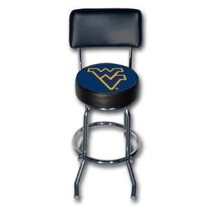  West Virginia Mountaineers Bar Stool   with back Sports 