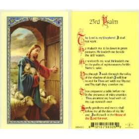  Twenty Third Psalm   Good Shepherd Holy Card (800 025 