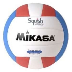   Mikasa No Sting Volleyball   Red/White/Blue