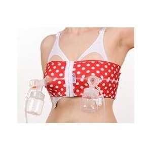   Fabulous 50s Collection hands free pumping bra   T bird Red   M Baby