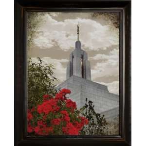  LDS Draper Temple 4 24x18 Single Frame   Framed Legacy Art 