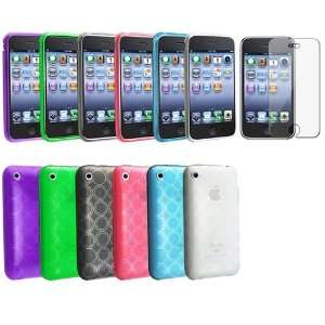   GEL CASE+LCD FILM Compatible With Apple iPhone 3G Electronics