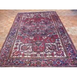    7x11 Hand Knotted Heriz Persian Rug   710x112