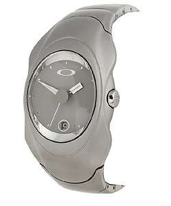 Oakley Timebomb Mens Grey Dial Titanium Watch  