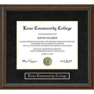  Lane Community College Diploma Frame