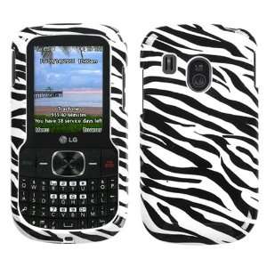  Zebra Skin Phone Protector Cover for LG 500G Cell Phones 