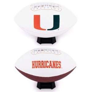 Miami Hurricanes Embroidered Signature Series Football  