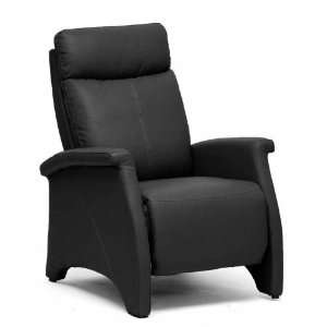   Interiors Aberfeld Modern Recliner Club Chair in Black: Home & Kitchen