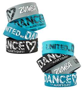 Zumba United We Dance Rubber Bracelets  