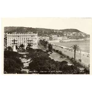   1930s Vintage Postcard View of Mont Boron Nice France 