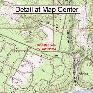   Map   Nine Mile Falls, Washington (Folded/Waterproof) Sports