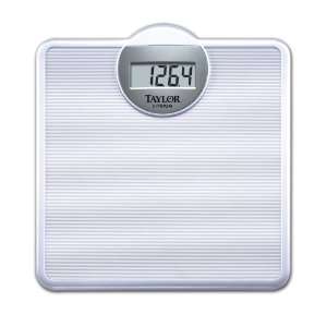    Taylor 7014W Lithium Digital Scale, White: Health & Personal Care