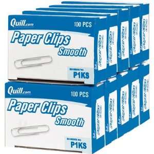   Clips 1000 Count, 1 Pack  10 Boxes, Regular Smo
