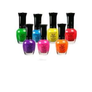  Kleancolor Neon Colors Nail Polish   7 Colors: Everything 