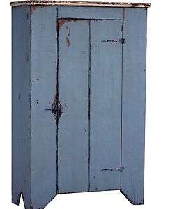 JELLY CUPBOARD PRIMITIVE PAINTED COUNTRY FARMHOUSE DISTRESSED PINE 