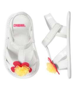 GYMBOREE Infant Girl Size 1 SPRING SMILES Sandals Shoes  