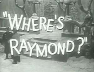 Wheres Raymond Christmas Show TV DVD 1953 Holiday Episode  