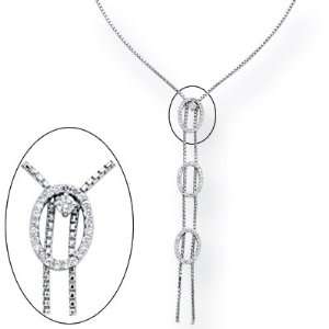  S. Kashi and Sons N1164WG White Gold Diamond Necklace 