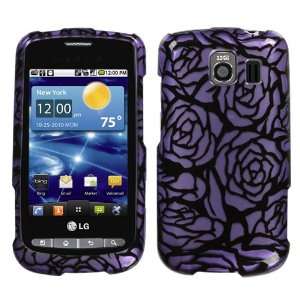  MyBat LG Vortex Phone Protector Cover   Splash Rose Silver 