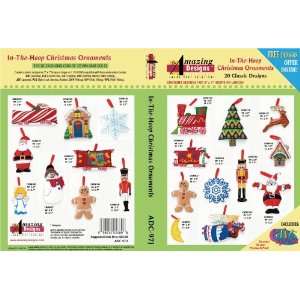  In The Hoop Christmas Ornaments Embroidery Designs by 