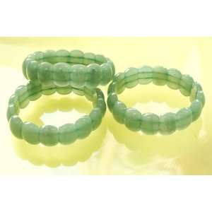  Green Aventurine Stone Beads Elastic Stretch Bracelet 