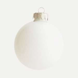  Club Pack Of 48 Shiny White Glass Ball Christmas Ornaments 