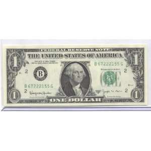  1963B $1 New York B G Barr Note 