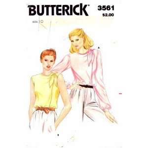  Butterick 3561 Sewing Pattern Misses Loose Fitting Blouse 