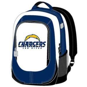  San Diego Chargers Backpack with Embroidered Team Logo 