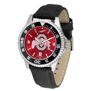 Ohio State University Buckeyes Competitor Anochrome  Poly/leather Band 