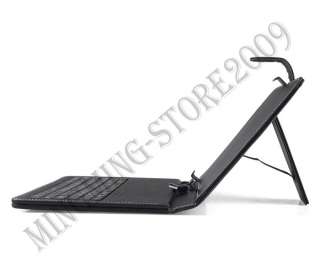 Leather Case W/ USB Wired keyboard F 8 Tablet PC 1415  