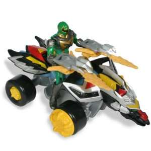Power Rangers Green Action Figure with Dragon Tracker  Toys & Games 