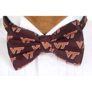  Virginia Tech Pre tied Bow Tie Maroon