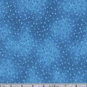  45 Wide Fusions Floral Turquoise Fabric By The Yard 