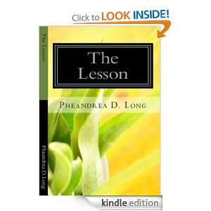 The Lesson Pheandrea Long  Kindle Store