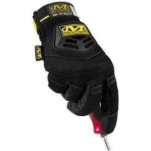  Mechanix Wear Mechanix M Pact Gloves , Color Black, Size 