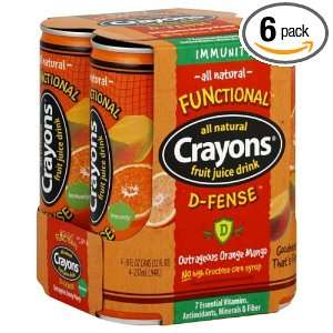 Crayons Juice Outrageous Orange Mango Grocery & Gourmet Food
