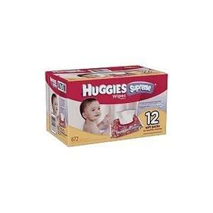  Huggies Supreme Thick Baby Wipes   672 Ct.: Baby